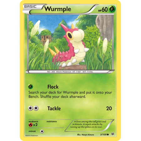 Wurmple (Reverse Holo)