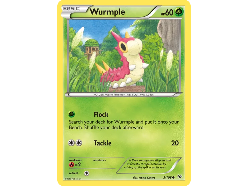 Wurmple (Reverse Holo)
