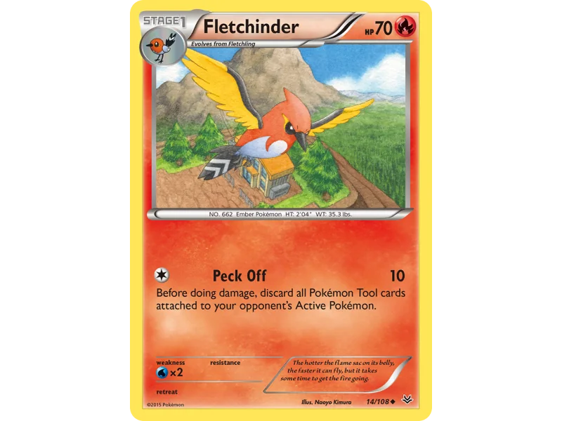 Fletchinder (Reverse Holo)