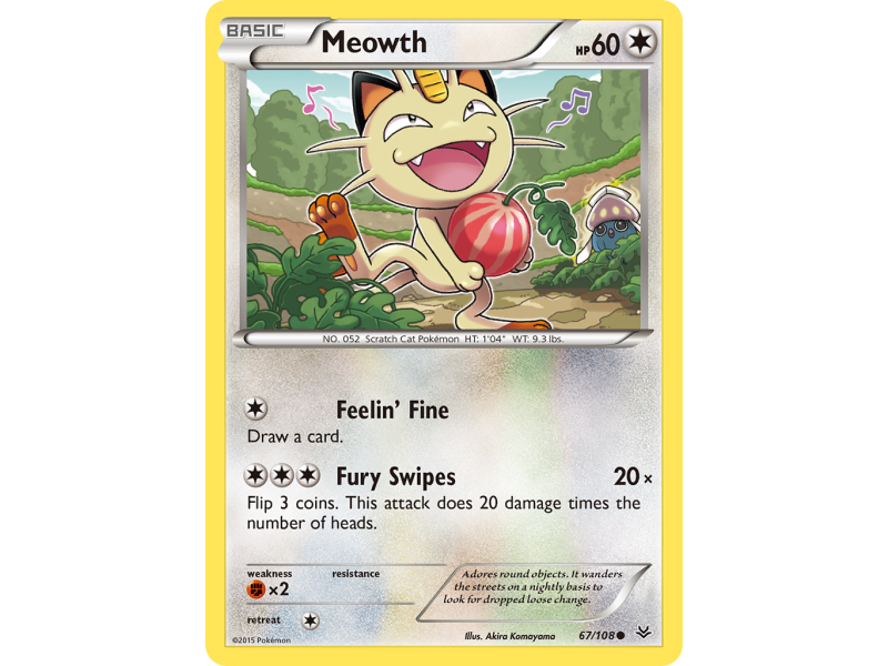 Meowth (Reverse Holo)