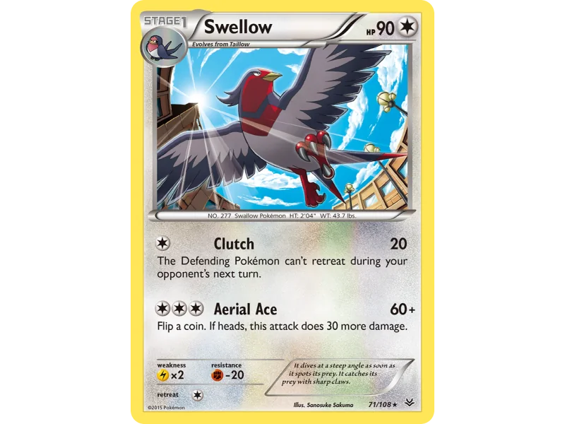 Swellow (Reverse Holo)