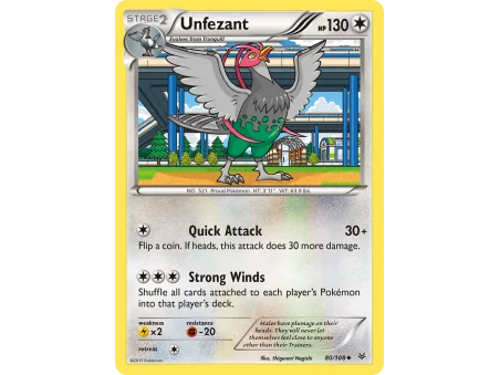 Unfezant (Reverse Holo)