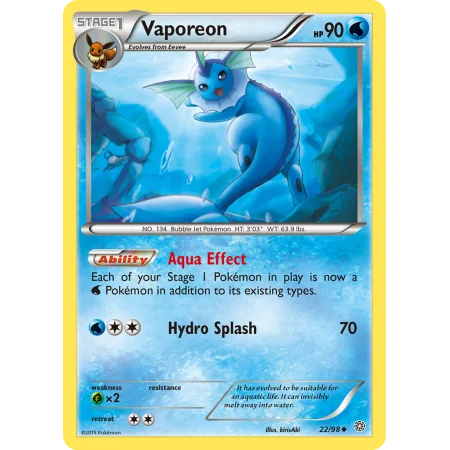 Vaporeon (Reverse Holo)