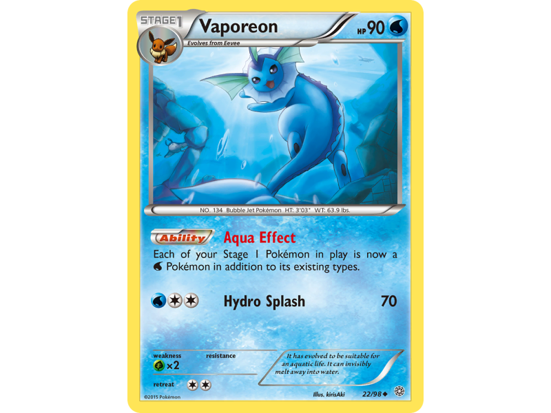 Vaporeon (Reverse Holo)