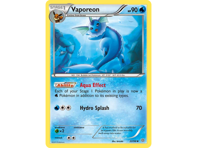 Vaporeon (Reverse Holo)