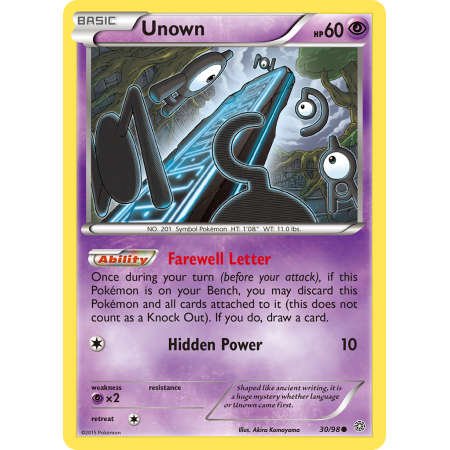 Unown (Reverse Holo)