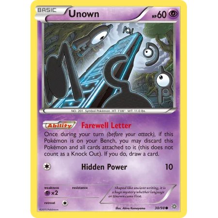 Unown (Reverse Holo)