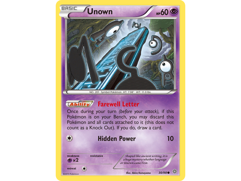 Unown (Reverse Holo)