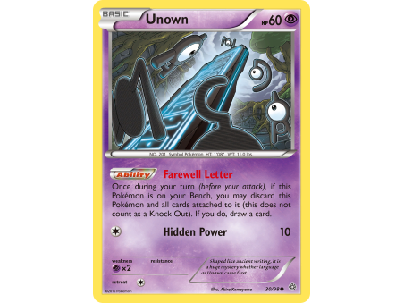 Unown (Reverse Holo)