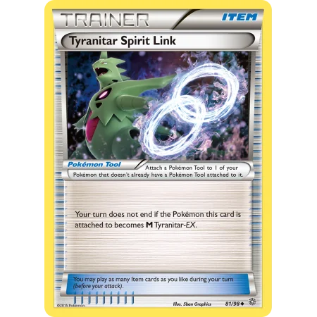 Tyranitar Spirit Link (Reverse Holo)
