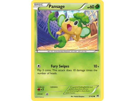 Pansage (Reverse Holo)