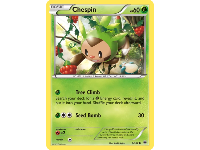 Chespin (Reverse Holo)
