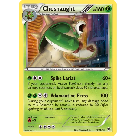 Chesnaught (Reverse Holo)