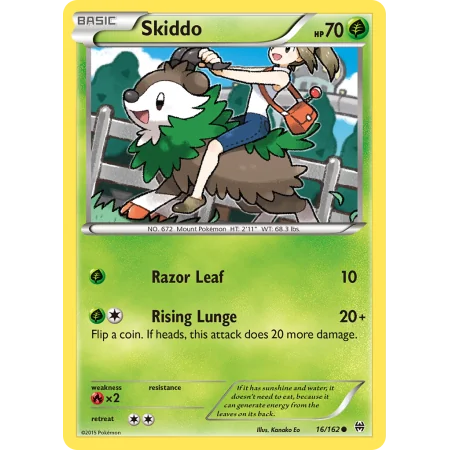 Skiddo (Reverse Holo)