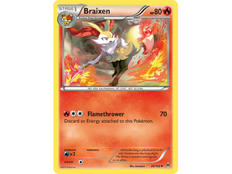 Braixen (Reverse Holo)