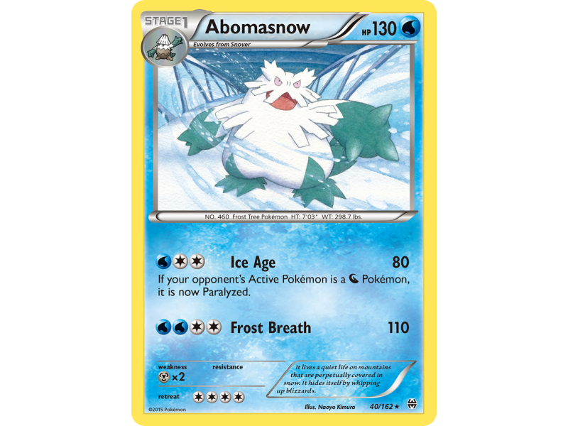 Abomasnow (Reverse Holo)