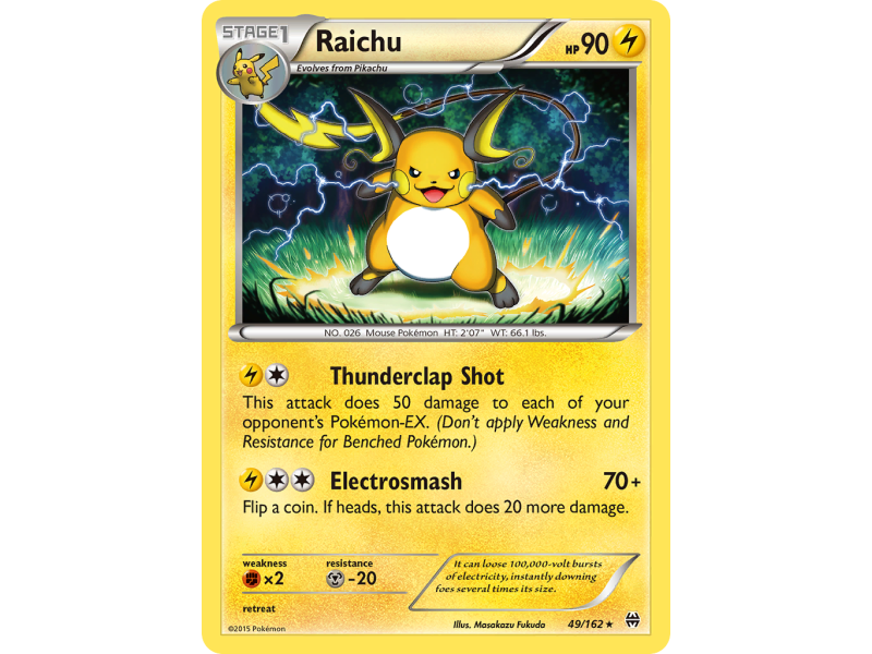 Raichu (Reverse Holo)
