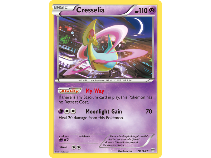 Cresselia (Reverse Holo)