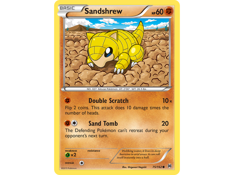 Sandshrew (Reverse Holo)