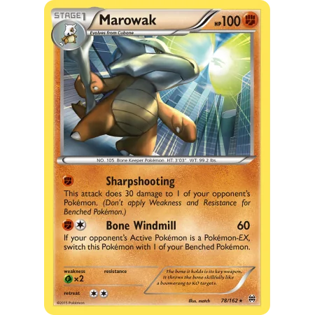 Marowak (Reverse Holo)