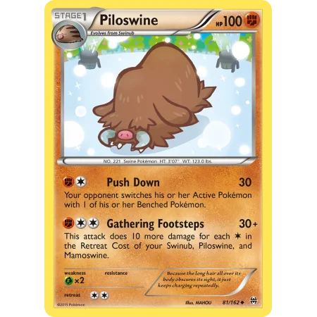 Piloswine (Reverse Holo)
