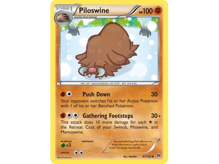 Piloswine (Reverse Holo)