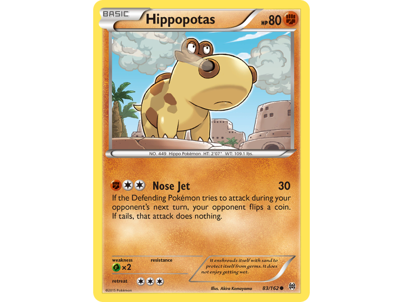 Hippopotas (Reverse Holo)