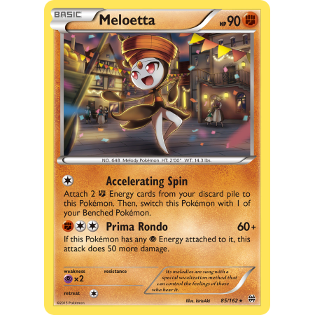 Meloetta (Reverse Holo)