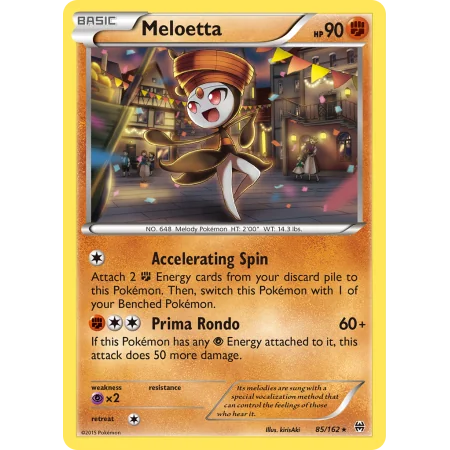 Meloetta (Reverse Holo)