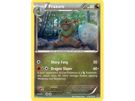Fraxure (Reverse Holo)