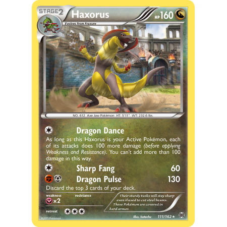 Haxorus (Reverse Holo)