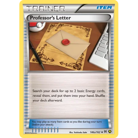 Professor's Letter (Reverse Holo)