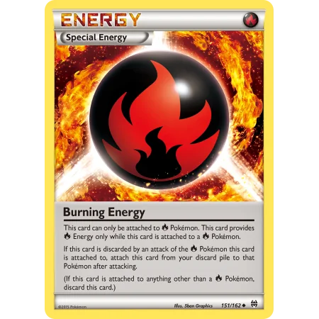 Burning Energy (Reverse Holo)