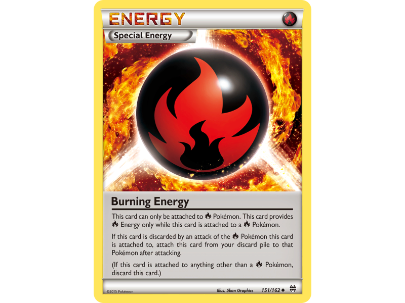Burning Energy (Reverse Holo)