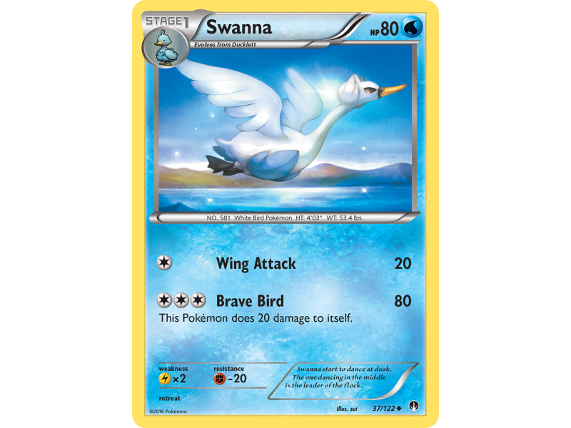 Swanna (Reverse Holo)