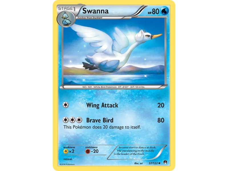 Swanna (Reverse Holo)