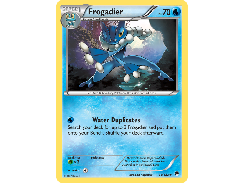 Frogadier (Reverse Holo)
