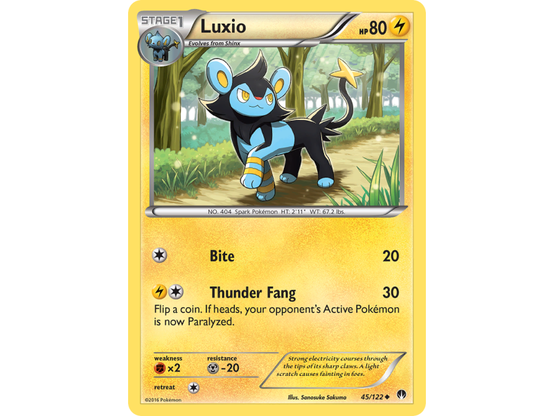 Luxio (Reverse Holo)