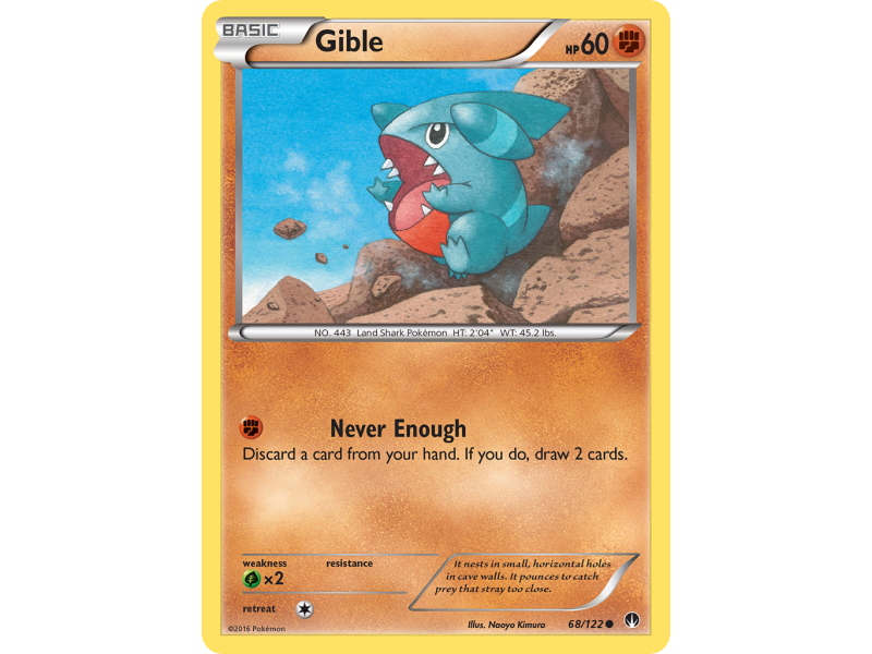 Gible (Reverse Holo)