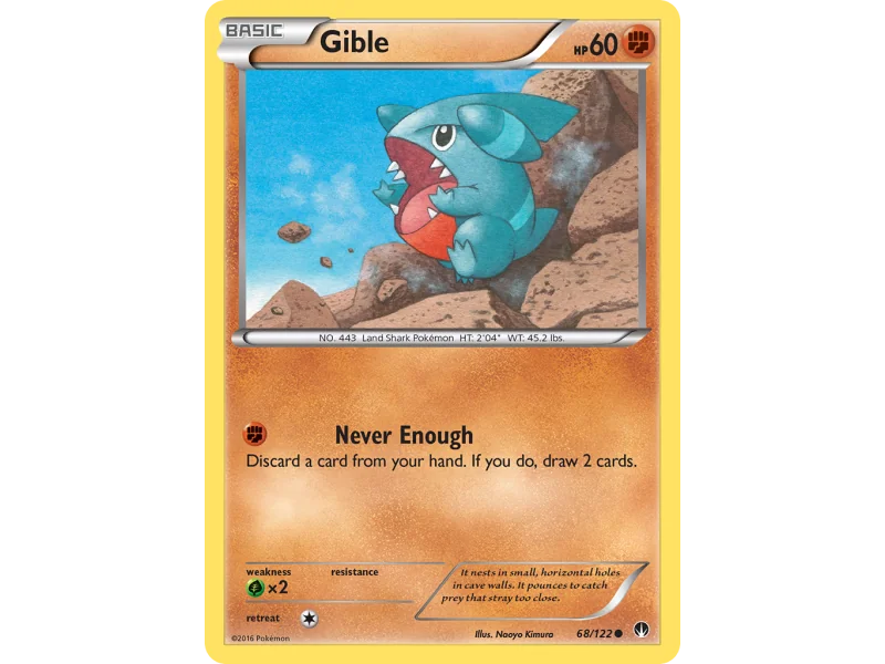 Gible (Reverse Holo)