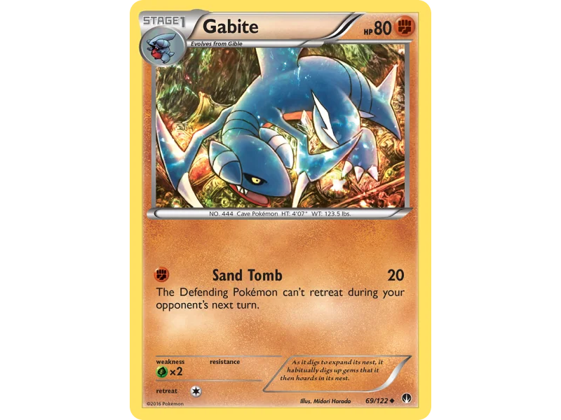 Gabite (Reverse Holo)