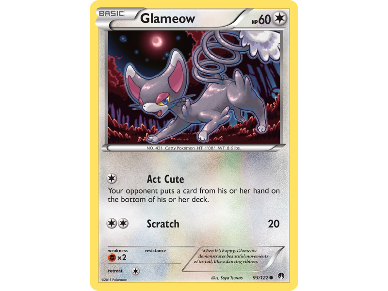 Glameow (Reverse Holo)