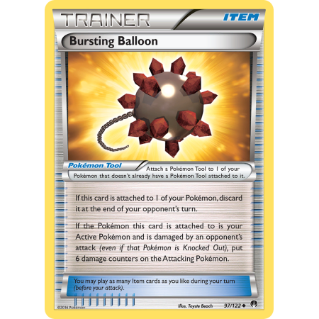 Bursting Balloon (Reverse Holo)