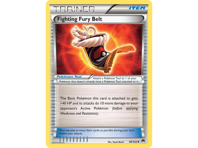 Fighting Fury Belt (Reverse Holo)