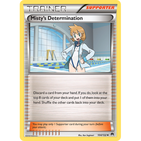 Misty's Determination (Reverse Holo)