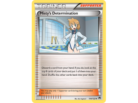 Misty's Determination (Reverse Holo)