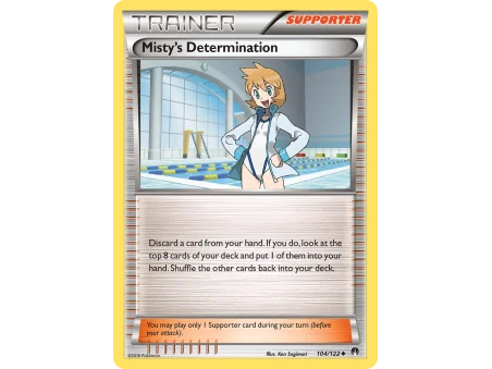 Misty's Determination (Reverse Holo)