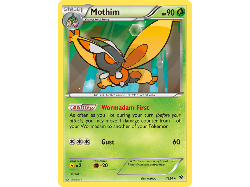 Mothim (Reverse Holo)