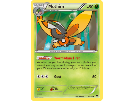 Mothim (Reverse Holo)