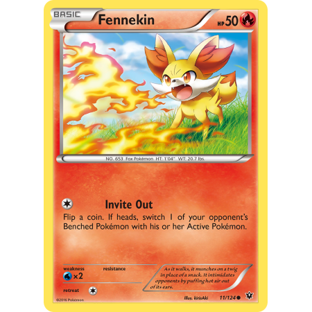 Fennekin (Reverse Holo)